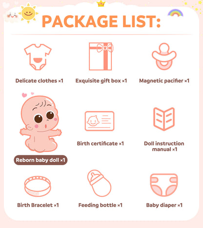 Alma TrueLove™ Newborn – Ultra-Realistic Reborn Baby Doll