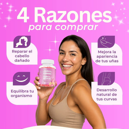 CurvyBoost™ – Gomitas para Realzar Tus Curvas