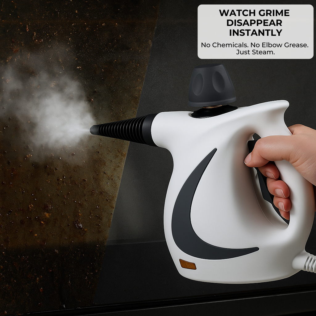 PureJet Steam Pro™ — 12 Bonus Accessories for Whole-Home Deep Cleaning