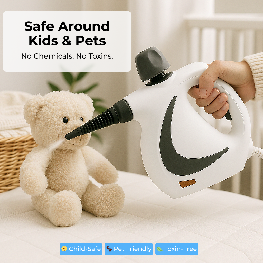 PureJet Steam Pro™ — 12 Bonus Accessories for Whole-Home Deep Cleaning